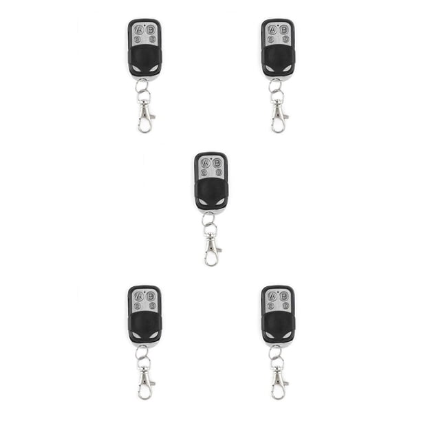 Sidaley Control remoto de 433Mhz, botón de copiadora, controlador de operación, duplicador de copia de código, accesorios de operación de Negro 5piezas