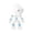 A005- White, variant on Cartoon Robot Night Light with Warm Led Glow, Cute Desk Lamp for Student Room Decor, Birthday Gift Night Light 1 Pack