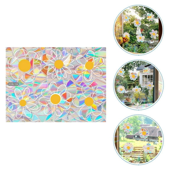 MOKKHNB Privacy Window Film Decorative Window Sticker Cling Film For Living Room Bedroom Door Sliding Glass (1 Sheet)