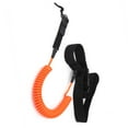 thumbnail image 5 of Surfboard Leash TPU Heliciform Comfortable HighElastic Surfing Safety Traction Rope(Orange ), 5 of 6