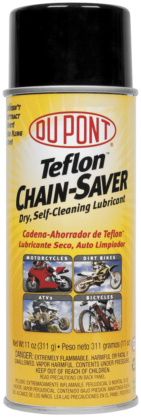 Finish Line Dupont Teflon ChainSaver Dry, Wax Lubricant CS0110101