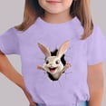 thumbnail image 2 of T-shirt à Manches Courtes pour Garçons, Col Rond, Décontracté, Graphique, pour Enfants, Haut en Mélange de Polyester, 1 Pce, 2 of 5