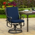 thumbnail image 3 of ARDEN Outdoor Chair Cushion 16.5 x 18, Sapphire Blue Leala, 3 of 11