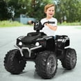 thumbnail image 3 of Topbuy 12V Electric Kids Quad ATV Ride on Car with LED Lights& Black, 3 of 5