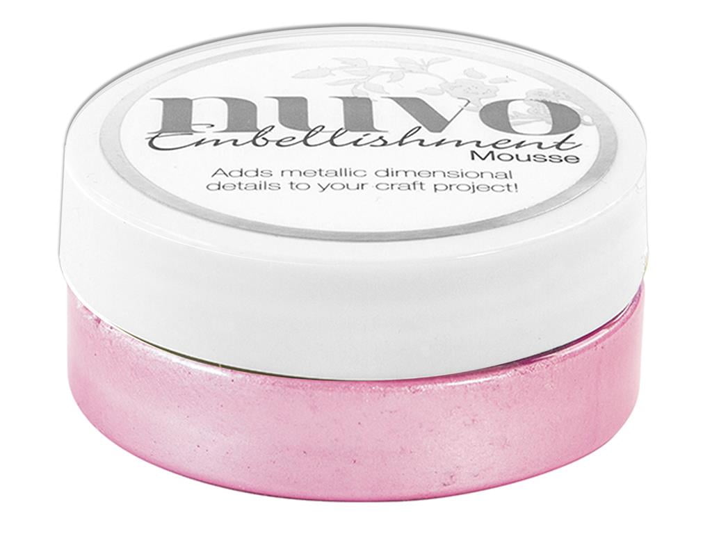 Nuvo Embellishment Mousse Peony Pink