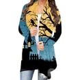 thumbnail image 2 of ICHUANYI Liquidación Blusa de manga larga para mujer, informal, con estampado de Halloween ICHUANYI WER202308253084, 2 of 6