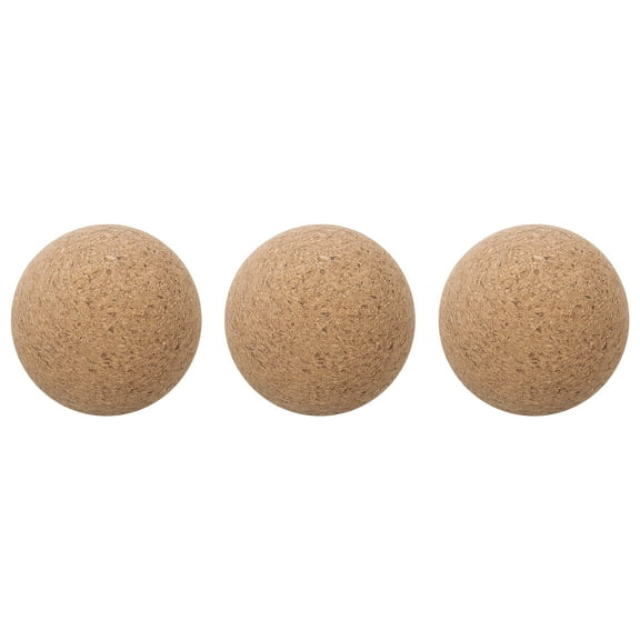Uxcell 3 Pack Wine Cork Ball, 50mm/2 Inch Wooden Cork Ball Stopper Cork Caps Stoppers