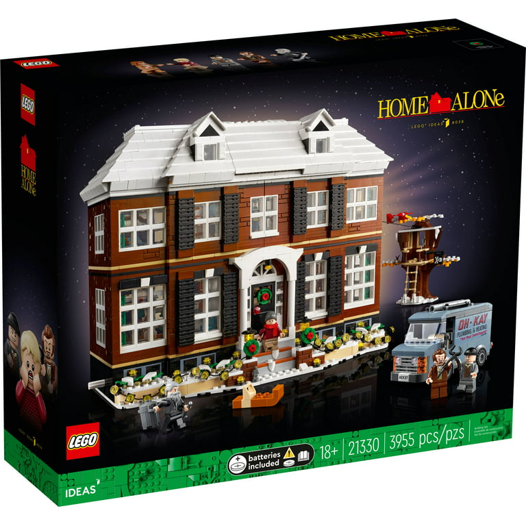 LEGO Ideas Home Alone McCallisters' House 21330 Building Set for Adults,  Movie Collectible Gift Idea with 5 Minifigures 