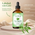 thumbnail image 5 of SIVA Tea Tree Essential Oil - 4 Fl Oz – 100% Natural Tea Tree Oil - for Diffuser, Face, Skin Care, Aromatherapy, Hair Care, Scalp and Body Massage - with Dropper, 5 of 9