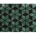 thumbnail image 4 of oneOone Georgette Viscose Green Fabric Geometric Craft Projects Decor Fabric Printed By The Yard 42 Inch Wide, 4 of 4