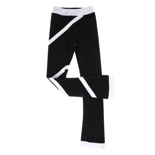 Pantalones de Patinaje sobre - Niñas Y Mujeres Pantalones de Patinaje Artístico Medias Forro - Grandes Accesorios de Ropa de Skate blanco 165cm Macarena Pantalones de patinaje de ropa deportiva