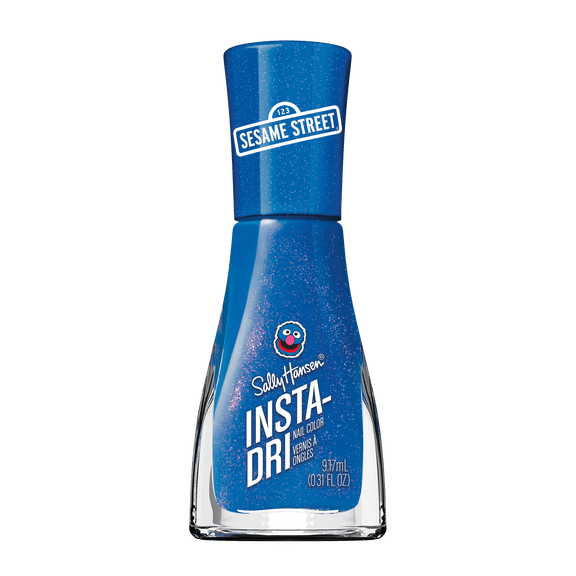 Sally Hansen Insta-Dri Sesame Street Nail Polish, Am I Not Adora-blue? 124, 0.31 fl oz
