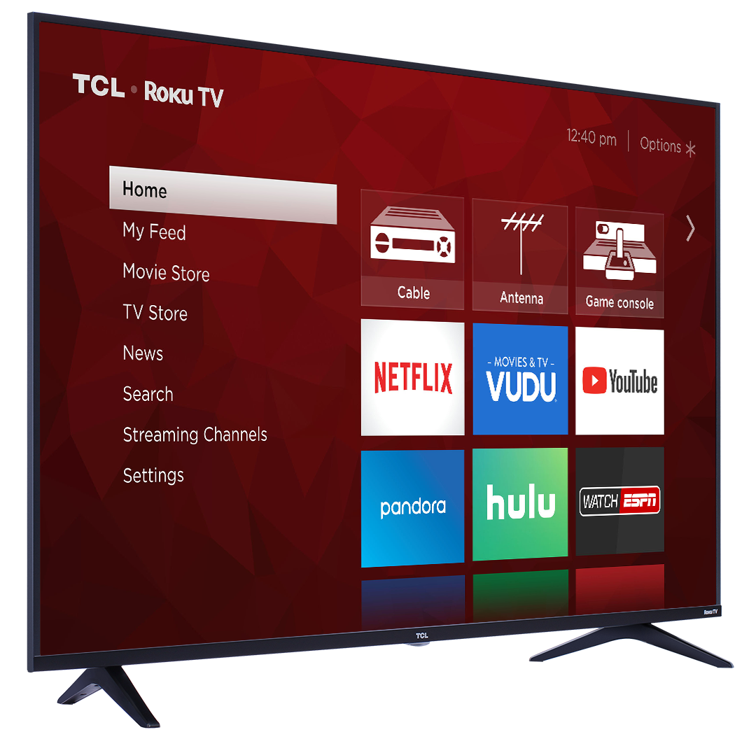 TCL 49" Class 4K Ultra HD (2160p) Dolby Vision HDR Roku Smart LED TV (49S517) - image 5 of 15