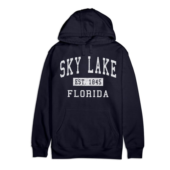 Sky Lake Florida Classic Established Premium Cotton Hoodie
