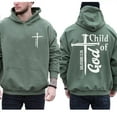 thumbnail image 5 of Child of God Double Sided Christian Hoodie – Jesus Religious Faith Pullover, Inspirational Unisex Hoodie for Men & Women, 5 of 7