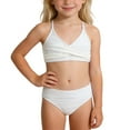 thumbnail image 2 of JTieacloth Girls Two Piece Bikini Swimsuit Sleeveless Solid Color Tankini Top And Bottom Swimwear Outfit,Sizes 12-13 Years, 2 of 6