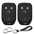 thumbnail image 1 of Infipar 2 Pcs Compatible avec Gmc Terrain Acadia Smart 4 Boutons Étui en Silicone pour Clés Protecteur Sans Clé Support Télécommande, 1 of 1