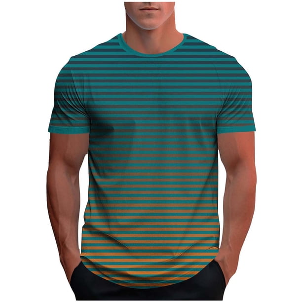 Usted Es Más Que una Prueba de Puntuación de la Camisa de la Moda Casual Impresión Deportiva Camiseta de Manga Corta Cuello Redondo para los Hombres, Blusa de Poliéster para Uso Diario Al Aire Libre