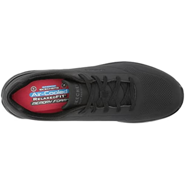 De ninguna manera mostrar Cooperativa Skechers Men's Work Uno SR - Sutal - Slip Resistant Athletic Sneaker With  Skech Air - Walmart.com