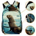 thumbnail image 3 of Lightweight Backpack Sea Lion School Bag Travel Laptop Daypack for Men Women Casual Rucksack, 3 of 6