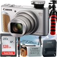 thumbnail image 1 of Canon PowerShot SX740 HS Digital Camera (Silver) with 40x Optical Zoom Lens + SanDisk 128GB Memory Card + Tripod + ZeeTech Basic Bundle, 1 of 5