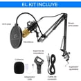 thumbnail image 5 of Kit Profesional Microfono Condensador Grabación Estudio KTV Ele-Gate BM800, 5 of 5