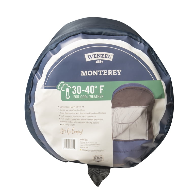 Wenzel Monterey 30-Degree to 40-Degree Sleeping Bag, 33