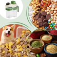 thumbnail image 4 of Stockage de Nourriture pour Animaux / Récipient Hermétique Transparent pour Friandises, Bac de Scellant pour Nourriture de Chiot - pour Café Soja Riz Noix Collation Grain Cuisine Maison, 4 of 17