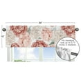 thumbnail image 5 of Peony Floral Garden Pink and Ivory Semi-Sheer Window Valance Girl by Sweet Jojo Designs, 5 of 6