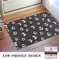 thumbnail image 3 of Black Christmas Snowman Pattern Door Rugs,Washable Non Slip Door Mats Indoor,Decorative Door Mats,Entry Mat Indoor for Entrance,Bedroom,Kitchen,Bathroom,16"x24", 3 of 6