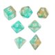 thumbnail image 1 of Juego de Dados multifacéticos de 7 piezas Sunnimix Verde y café, 1 of 8