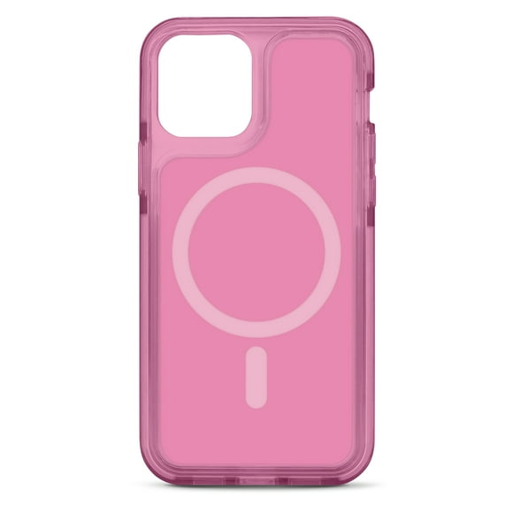 iHome Étui en Silicone Brillant Velo pour iPhone 12/13 Pro Max, Compatible MagSafe, Léger, Protection contre les Chutes et l'Écran