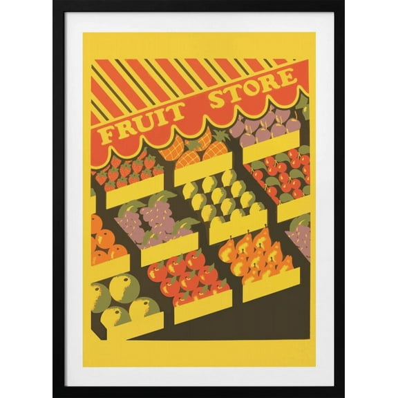 Fruit Store Framed Art Modern Wall Decor