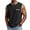 Black, variant on Jalioing Men's Casual Tank Tops Vintage Fashion Button Crew Neck Sleeveless Tank Shirt with Pocket Summer Vacation Outfits