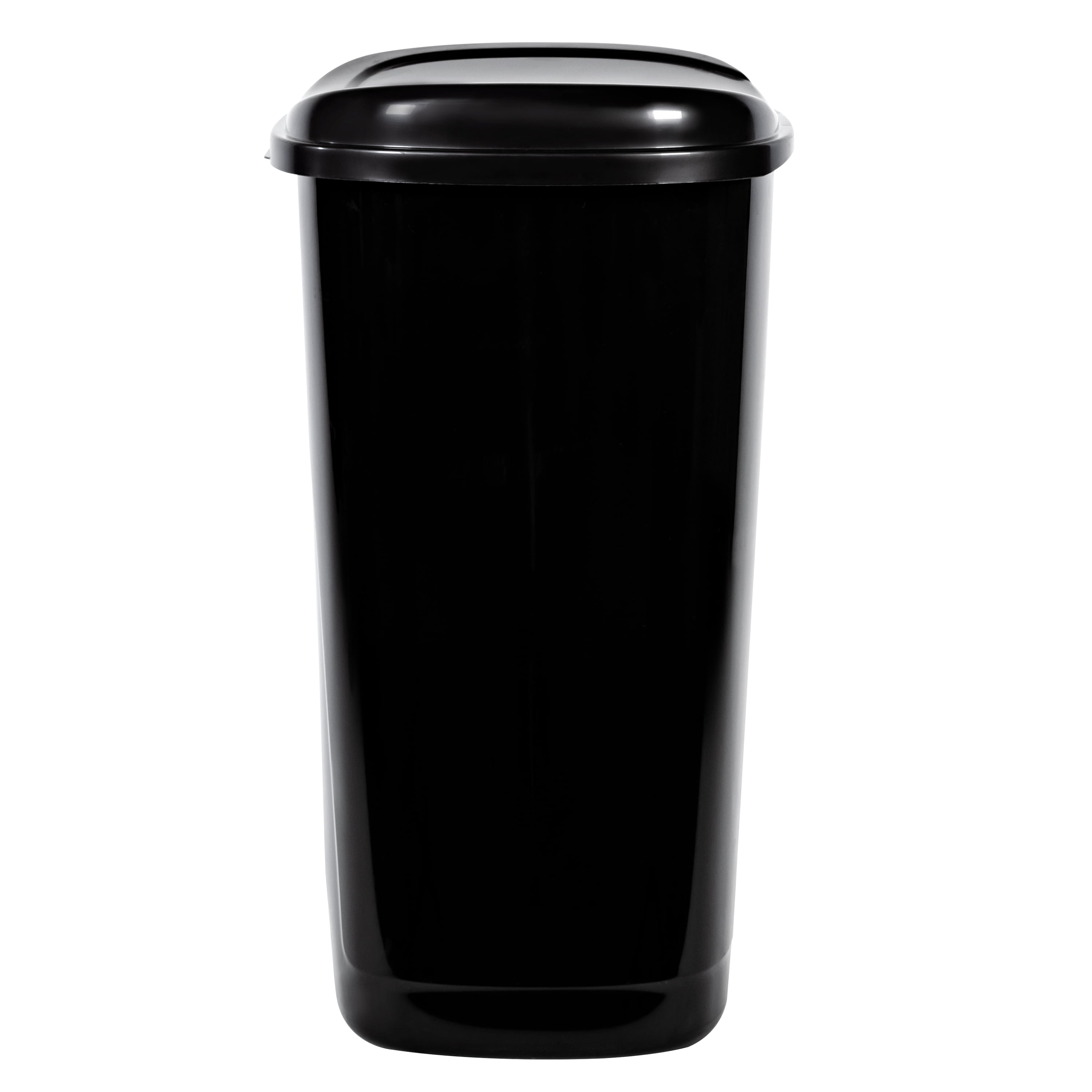 Hefty Step-On 13-Gallon Trash Can, Black