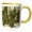 Yellow/White, variant on 3drose, Caroling in Front of a Church, 15oz Two-tone Black Mug