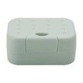 thumbnail image 3 of Unique Bargains 1 Pc Portable Soap Holder Gray Soap Holder for Bathroom 4.33"x3.15"x1.97", 3 of 6