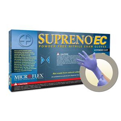 GLV SUPREN XXL BLU 50/10CS NITRL PWDRFR DISP