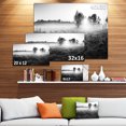 thumbnail image 3 of Rural Meadow in Mist - Landscape Canvas Art Print, 3 of 4
