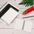 thumbnail image 5 of Uxcell B5 Top Spiral Graph Notebook 80 Sheets Grid Paper Hardcover Memo Pad, Black, 5 of 5
