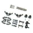 thumbnail image 2 of Almencla 1:28 RC Car Metal Upgrade Kits Shock Absorber Mount Complete Set Rear Hub Carrier Upper Lower Swing Arms for Wltoys P939 K969 Gray, 2 of 8