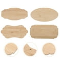 thumbnail image 3 of Shisuyan Hanging Wood Signs Bamboo Wood 4Pcs 9.82x4.91In For Diy Craft, 3 of 9