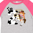 thumbnail image 4 of Inktastic I'm Two-cowgirl Riding Horse Birthday Girls Toddler T-Shirt, 4 of 5