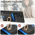 thumbnail image 5 of ELEHOLD Leather Case for Samsung Galaxy S20 Ultra Magnetic Detachable Card Holder Magnetic 2 in 1 Wallet Case with Ring Holder Kickstand Compatible with Mag Safe Shockproof Cover,black, 5 of 8