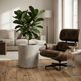 thumbnail image 4 of Ecobo 19.7 inches Eco-Friendly Round Pot Planter Poa Indoor/Outdoor use, Durable, Versatile & Lightweight, Designed by Brazilian Artisans, Contemporary All-Weather Design –White, 4 of 7