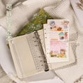 thumbnail image 4 of ZOUSSIQI Creative pink embroidery plan planner, student plan schedule notebook - pink [three-dimensional embroidery] - A6 shell + blank page CA919-54374, 4 of 7