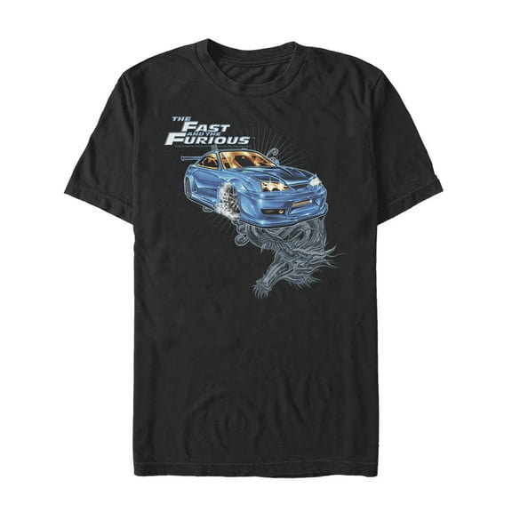 Men's Fast & Furious Dragon Spirit  Graphic Tee Black X Large