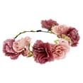thumbnail image 1 of Diadema para Damas de Honor, Decoración Floral Bohemia para El Cabell Boda Macarena Guirnalda de la flor de la venda, 1 of 8