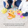thumbnail image 4 of Juguete Interactivo Para Morder Los Dedos, Juego De Broma Divertido Seguro Y Entretenido Para Niños, Juego De Mesa Portátil Con Dientes De Cocodrilo Con Rueda Giratoria Para, 4 of 7