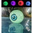 thumbnail image 2 of Globo ocular inflable de Halloween cambio de color luminoso de 16 pulgadas por, 2 of 5